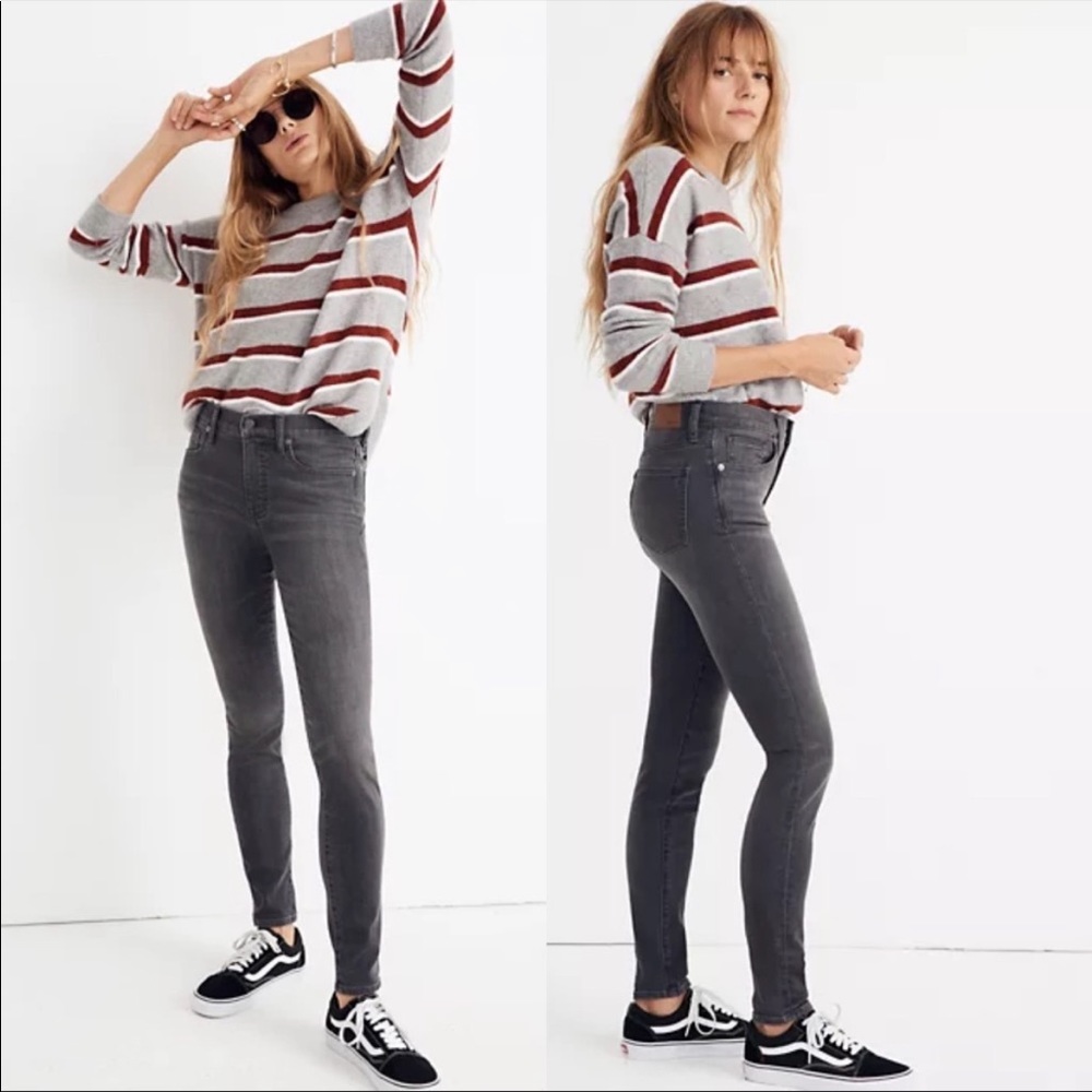 Madewell Grey Skinny Skinny Jeans Size 25
